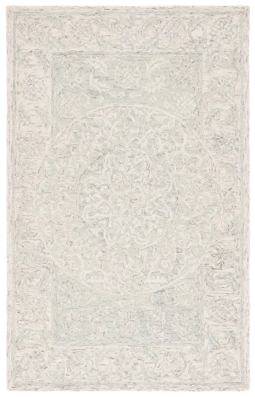 Safavieh Micro-Loop Mlp925L Light Blue/Beige Rug