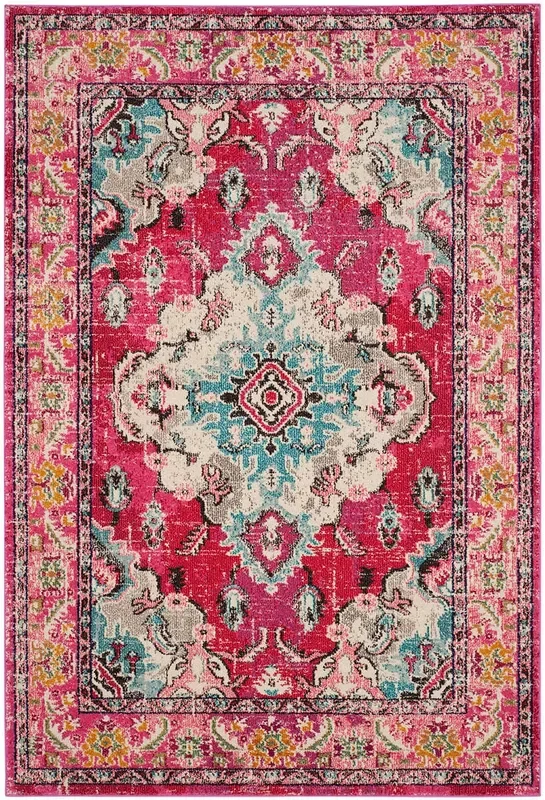 Safavieh Monaco Mnc243D Pink / Multi Rugs