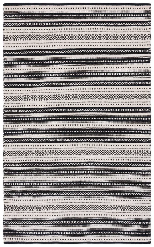 Safavieh Montauk Mtk726Z Black/Ivory Rug