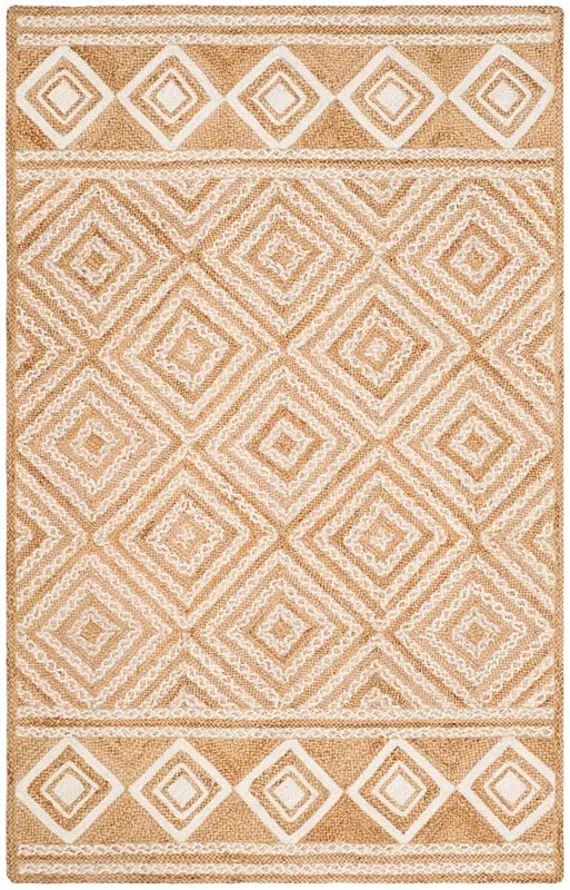 Safavieh Natural Fiber Nf880B Natural / Ivory Rugs