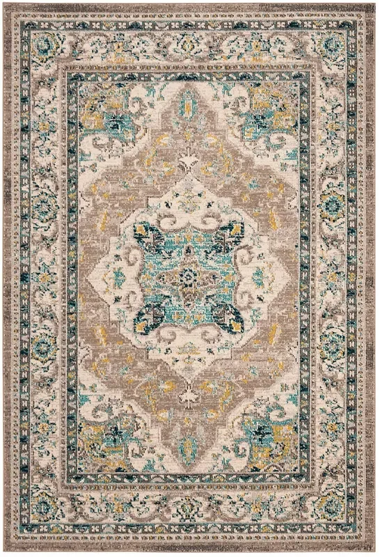 Safavieh Phoenix Phx154F Ivory / Grey Rugs