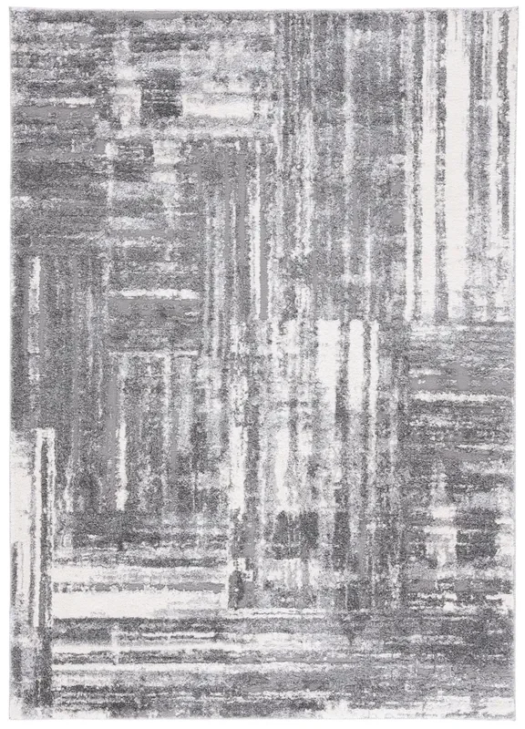 Safavieh Ravine Shag Rve360F Dark Grey/Ivory Rug