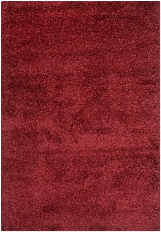 Safavieh Santa Monica Shag Sgn725-4242 Maroon Rugs
