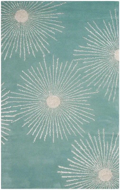 Safavieh Soho Soh712T Light Teal / Multi Rugs