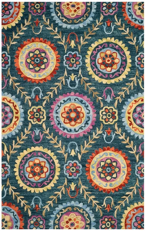 Safavieh Suzani Szn374A Blue/Multi Rug