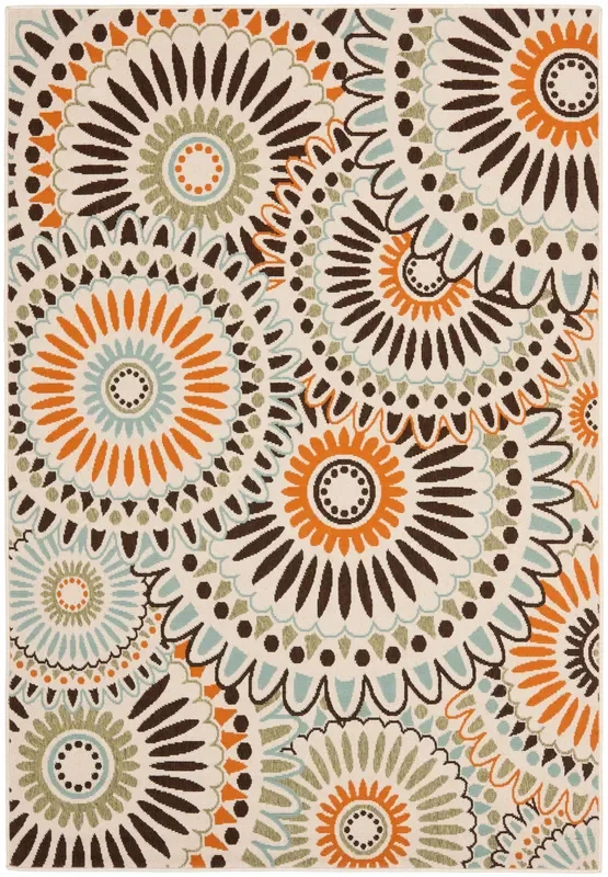 Safavieh Veranda Ver091 Cream/Chocolate Rug