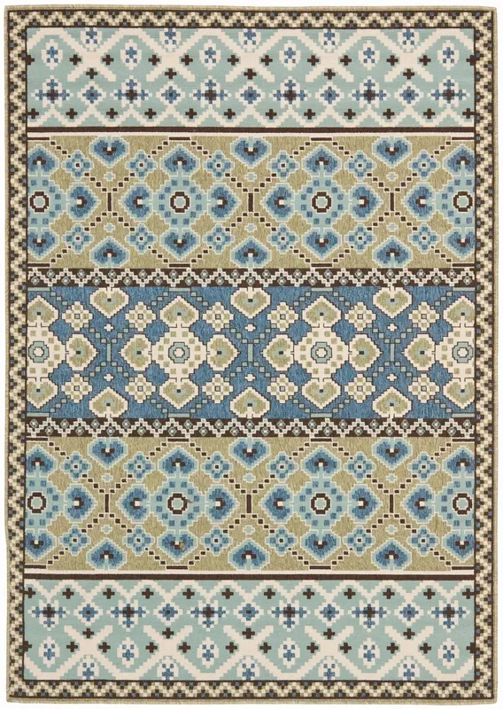 Safavieh Veranda Ver093 Green/Blue Rug