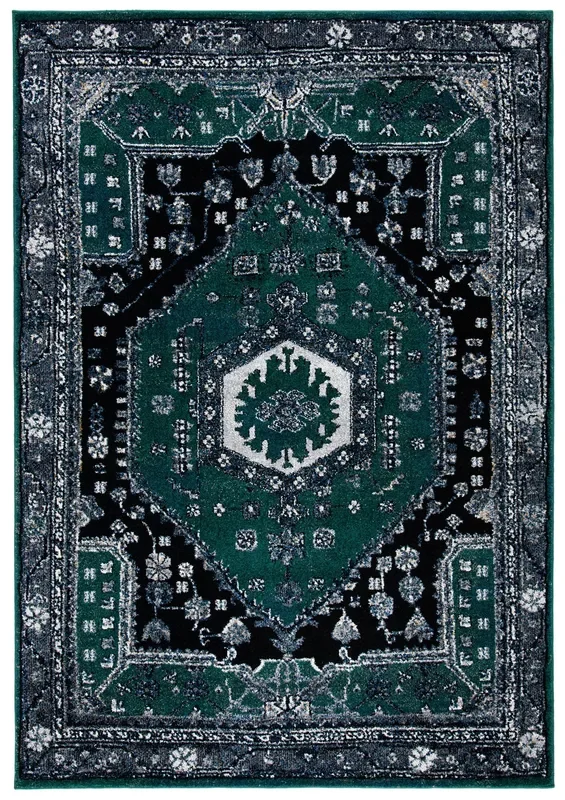 Safavieh Vintage Hamadan Vth204Y Green/Black Rugs