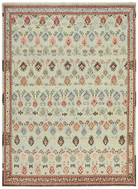 Samarkand Handwoven Transitional Rug, J80649