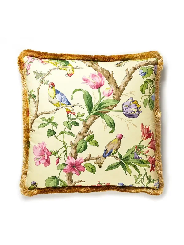 Scalamandre Belize Reversible Throw Pillow