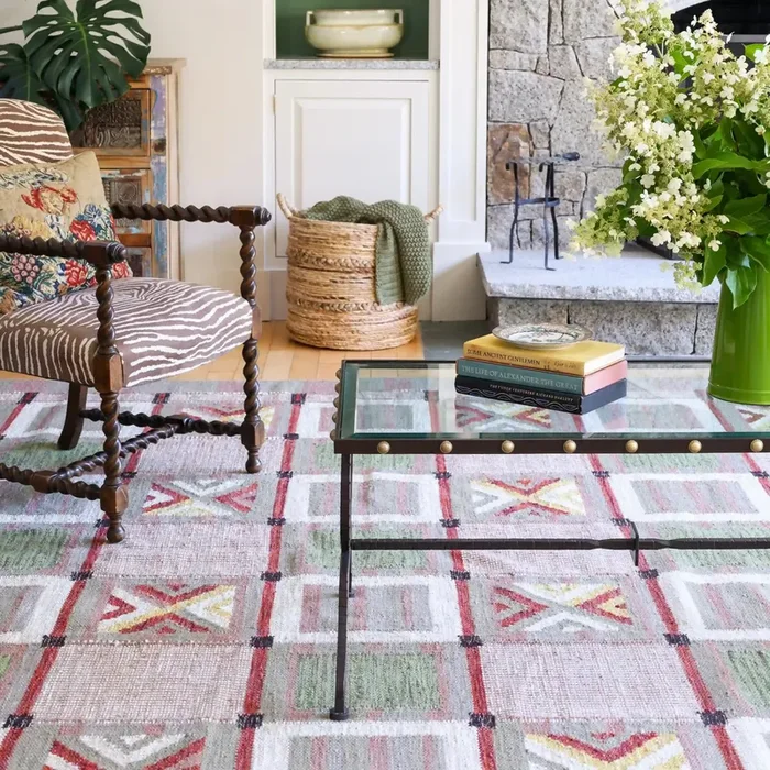 Scandinavian Handwoven Contemporary Rug, J80282