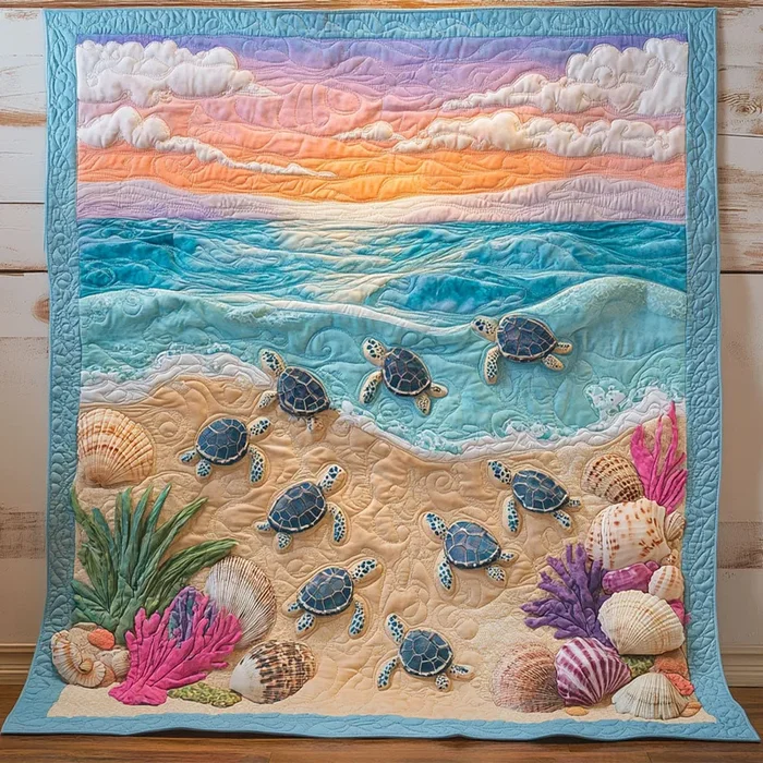Sea Turtle WJ1004017CL Quilt