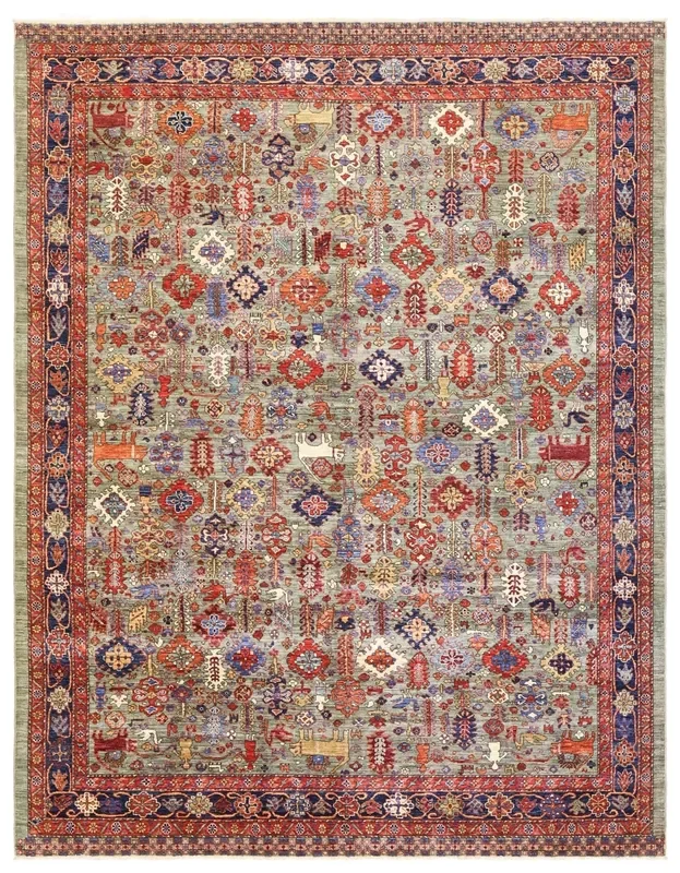 Sherkalou Handwoven Tribal Rug, J71312