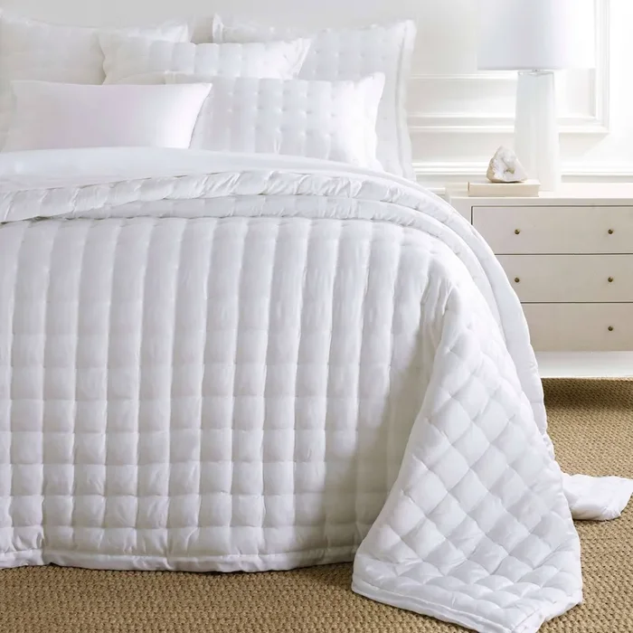Silken Solid Full/Queen Puff Quilt