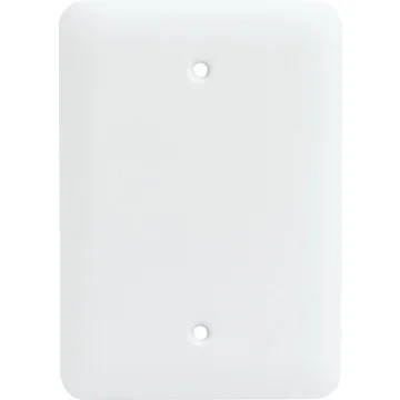 Single Gang Blank Maxi Textured Metal Wall Plate – Package Of 25