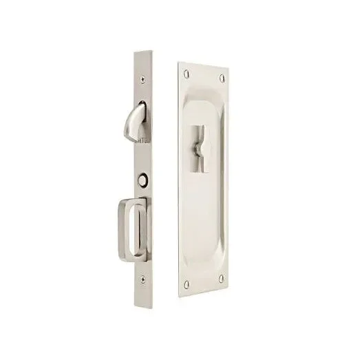 Solid Brass Privacy Pocket Door Mortise Lock (Several Finishes Available)