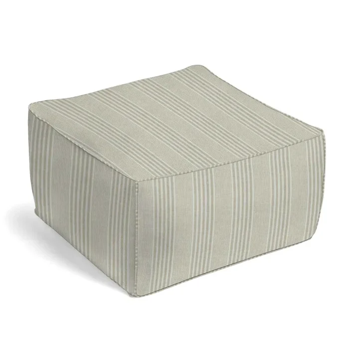Square Pouf in All Lined Up – Shell