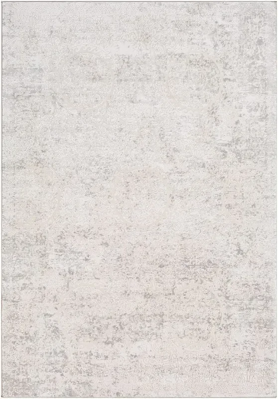 Surya Aisha Ais-2307 Light Gray, White Rugs