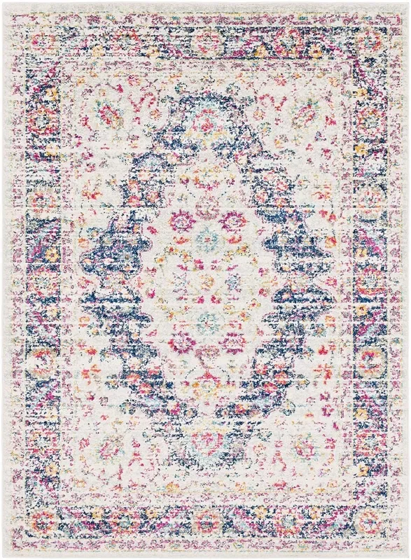 Surya Elaziz Elz-2312 Bright Pink, Dark Blue, White Rugs