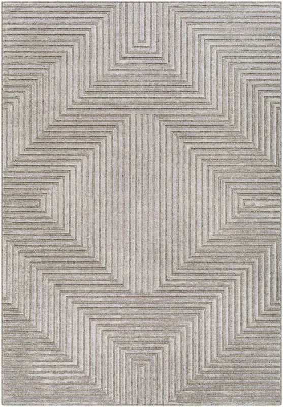 Surya Kingston Kgs-2306 Silver Gray, Medium Gray Rugs