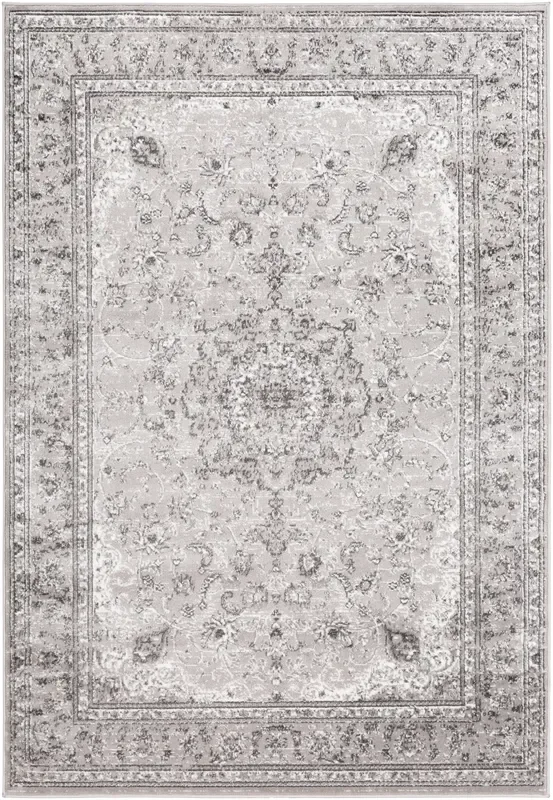 Surya Monte Carlo Mnc-2321 Light Gray, Charcoal, White Rugs