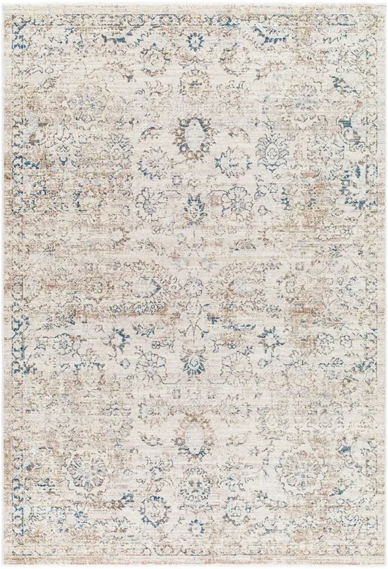 Surya Montreal Mtr-2304 Taupe, Cream, Gray, Teal, Dusty Sage Rug
