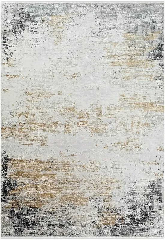 Surya Solar Sor-2302 Medium Gray, Taupe, Bright Yellow Rugs