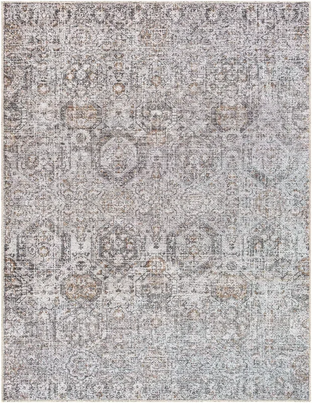 Surya Vinny Vny-2309 Light Gray, Black, Amber, Light Beige, Gray, White Rug