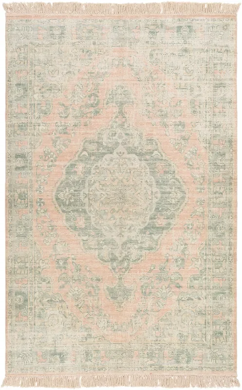 Surya Zainab Zai-2313 Sage, Dark Green, Lime, Camel Rugs