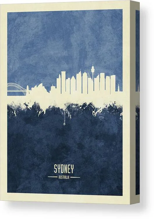 Sydney Australia Skyline #32 Canvas Print