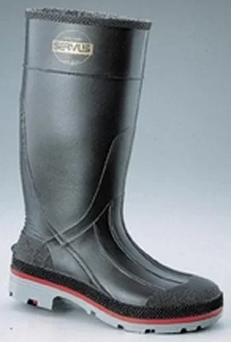 Sz 7 Xtp Blk 15″ Pvc Hi Boots Dual