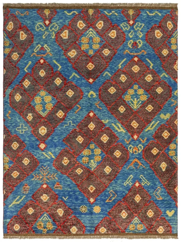 Tribal Handwoven Tribal Rug, J79498