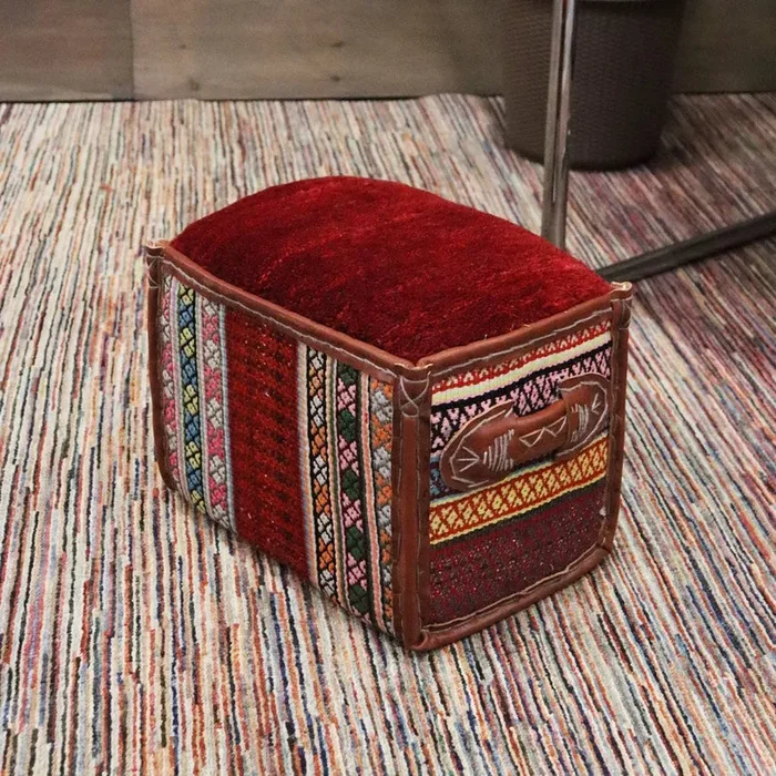 Tribal Ottoman Foot Rest, J67923