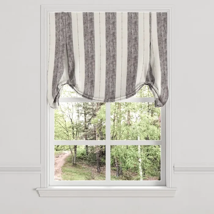 Tulip Roman Shade in French Laundry Stripe – Midnights