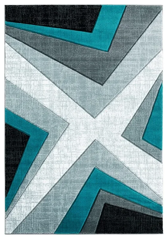 United Weavers Bristol Zine Turquoise (2050-10069) Rugs
