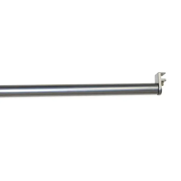 Versailles 5/8″ Diameter Double-Up Curtain Rod – Silver