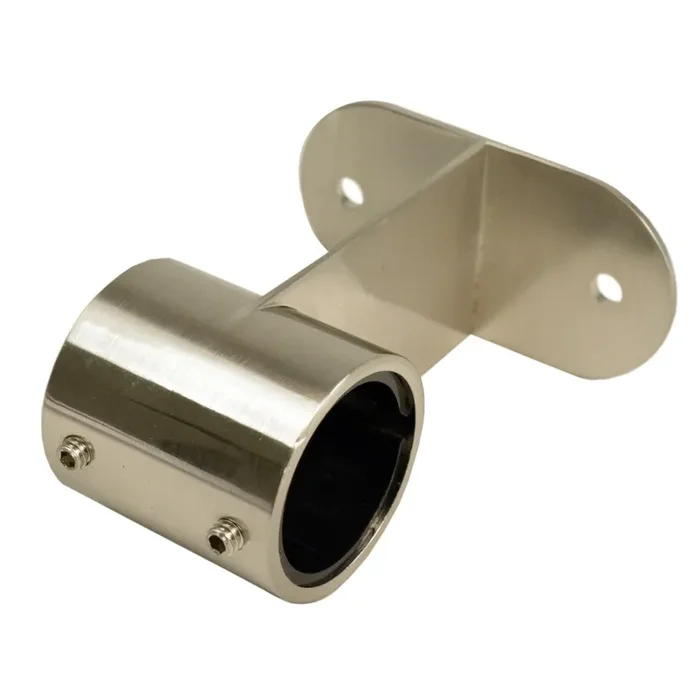 Versailles Indoor/Outdoor Stainless Steel Heavy Duty Curtain Tension Rod for Windows Brushed Nickel