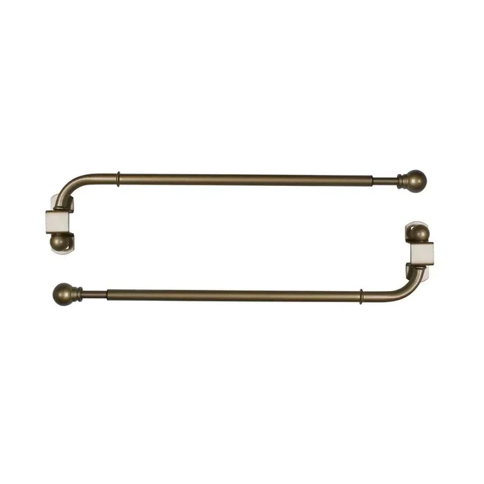 Versailles Swing Arm With Ball Finial Pair – Antique Brass