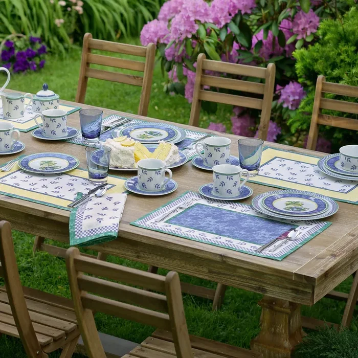 Villeroy & Boch Switch 3 Cotton Fabric Reversible Placemat, 14″x20″ (Set of 4)