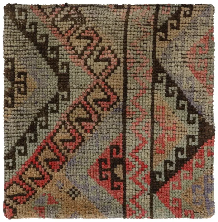 Vintage Anatolian Handwoven Pillow Cover, J68117