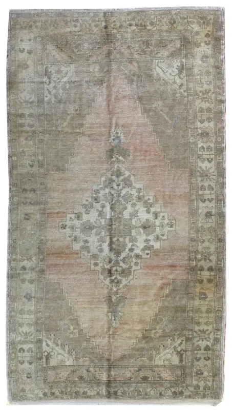 Vintage Anatolian Handwoven Tribal Rug, J50154