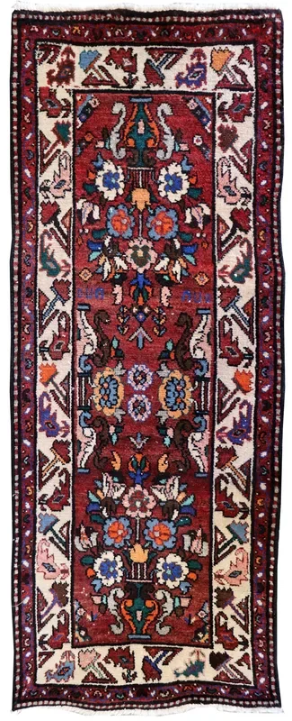 Vintage Bakhtiari Handwoven Tribal Rug, J65263