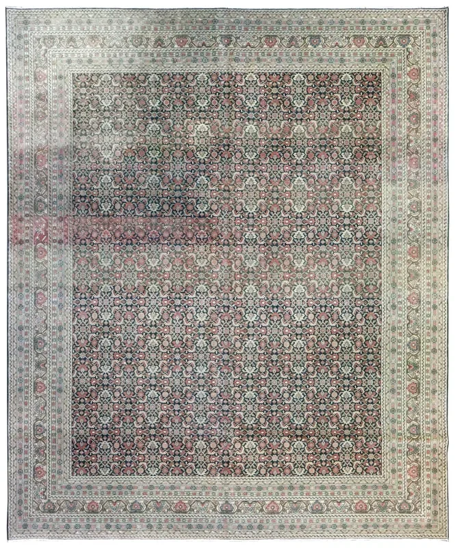 Vintage Bijar Handwoven Transitional Rug, J65285