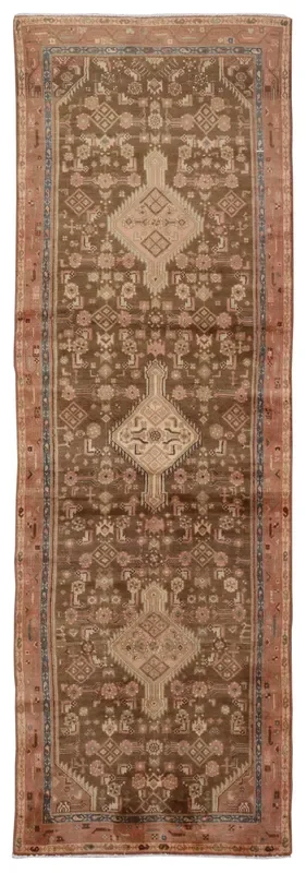 Vintage Hamadan Handwoven Tribal Rug, J66234