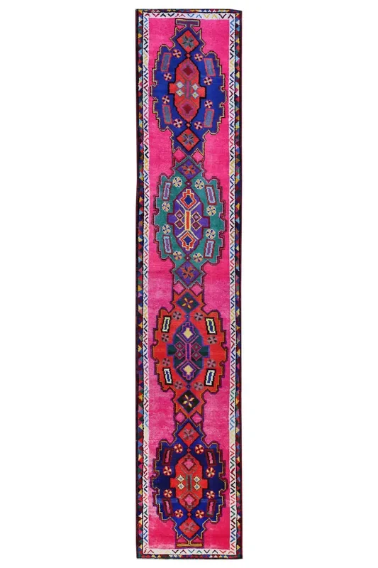 Vintage Herki Handwoven Tribal Rug, J59041