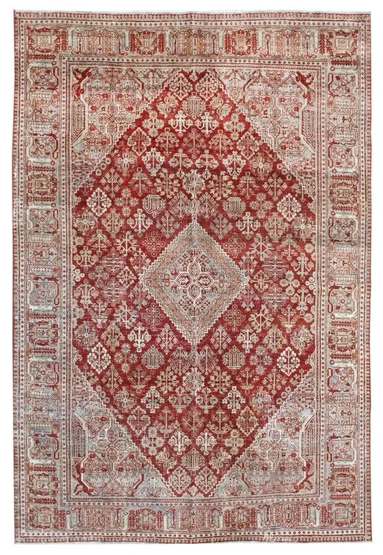 Vintage Josheghan Handwoven Tribal Rug, J58815