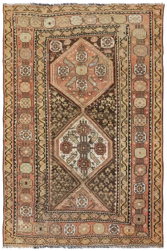 Vintage Kurd Handwoven Tribal Rug, J76629