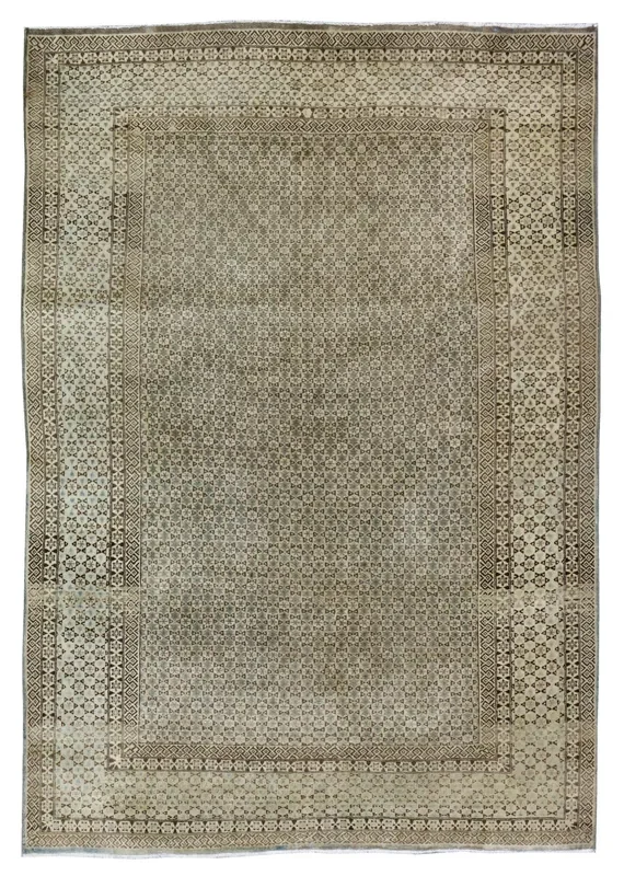 Vintage Qum Handwoven Traditional Rug, J68936