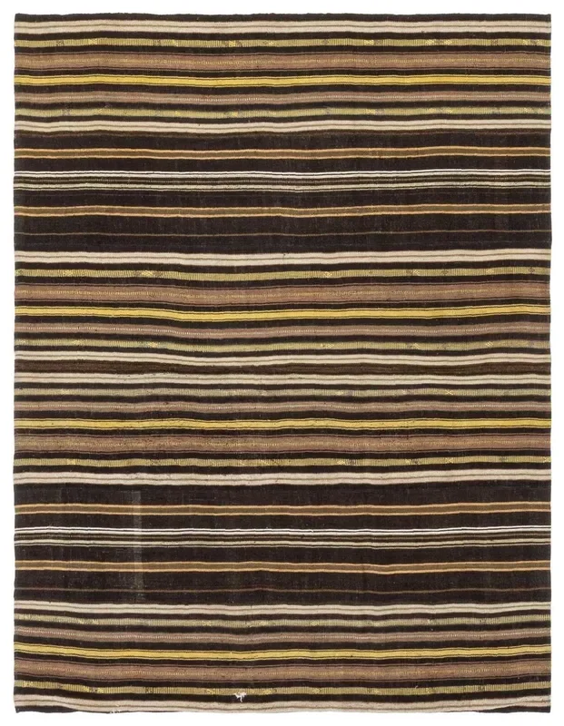 Vintage Rag Rug Handwoven Contemporary Rug, J78887