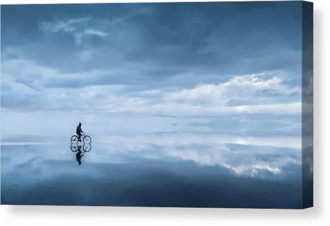 Walking In The Sky… Canvas Print